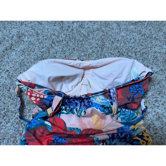 Athleta swim top/Tankini top size 32 D/DD, Bora Bora Floral Print - Picture 5 of 5